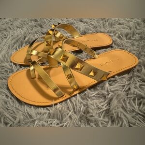 Nine West gold sandals PERFECT CONDITION